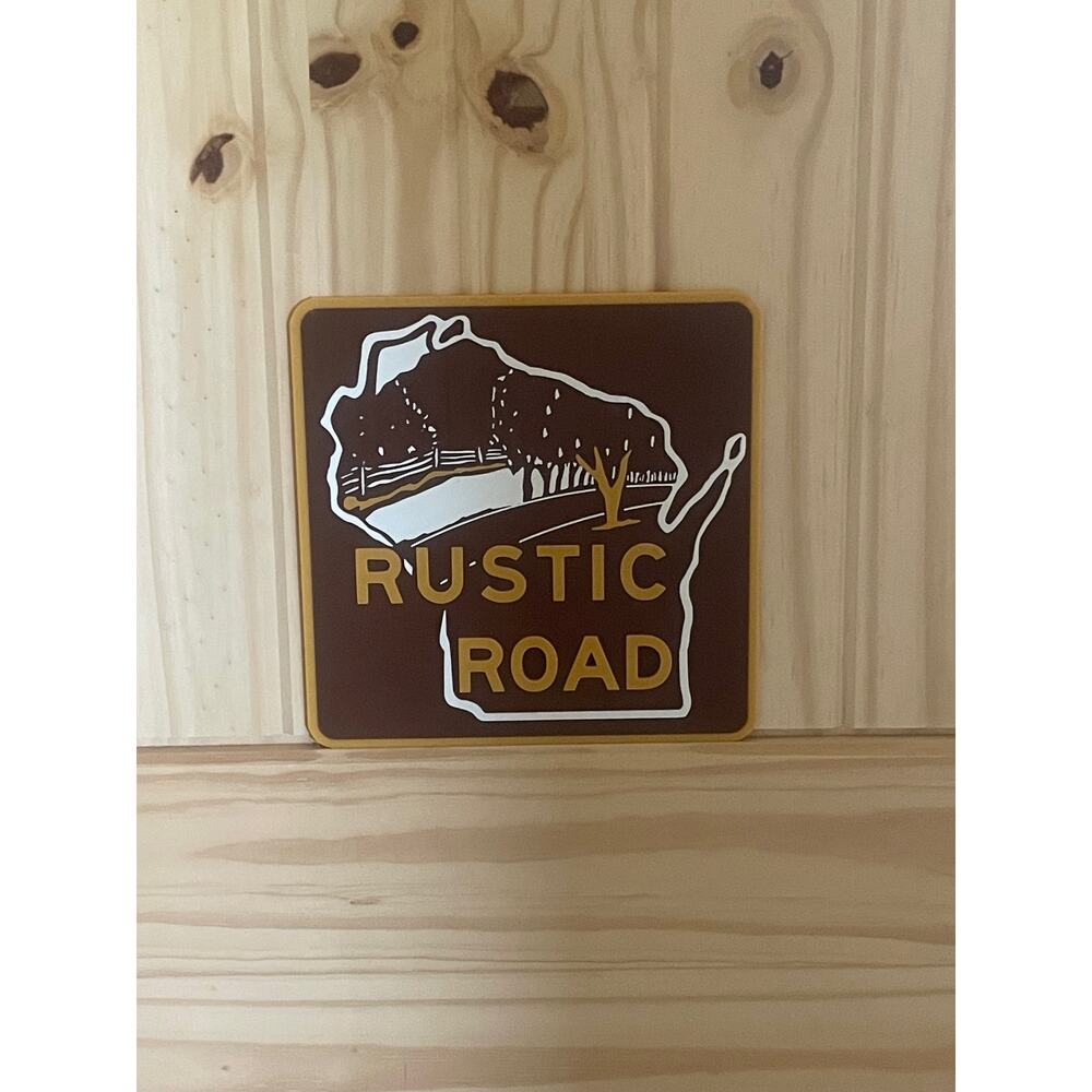 Wisconsin Rustic Road Sign highway trail